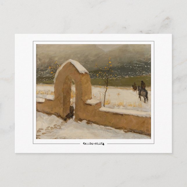Akseli Gallen-Kallela #379 - Fine Art Postcard Postkarte (Vorderseite)
