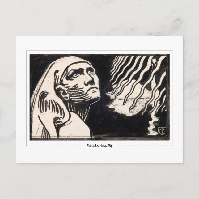 Akseli Gallen-Kallela #399 - Fine Art Postcard Postkarte (Vorderseite)