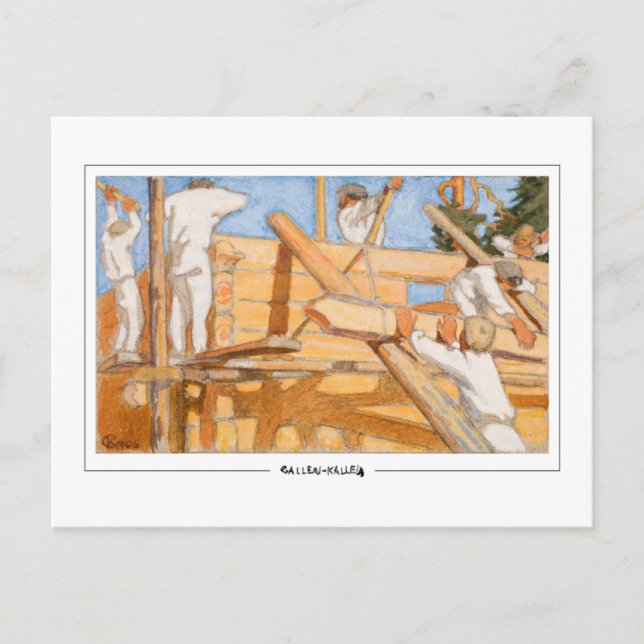 Akseli Gallen-Kallela #417 - Fine Art Postcard Postkarte (Vorderseite)