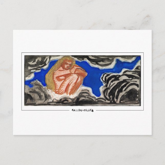 Akseli Gallen-Kallela #450 - Fine Art Postcard Postkarte (Vorderseite)