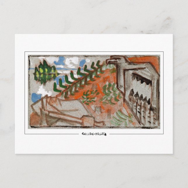 Akseli Gallen-Kallela #469 - Fine Art Postcard Postkarte (Vorderseite)