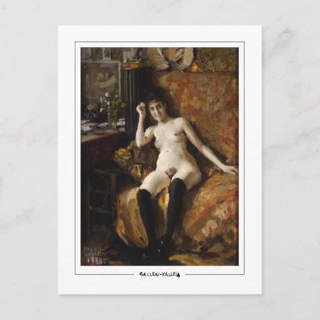 Akseli Gallen-Kallela #500 - Fine Art Postcard Postkarte (Vorderseite)