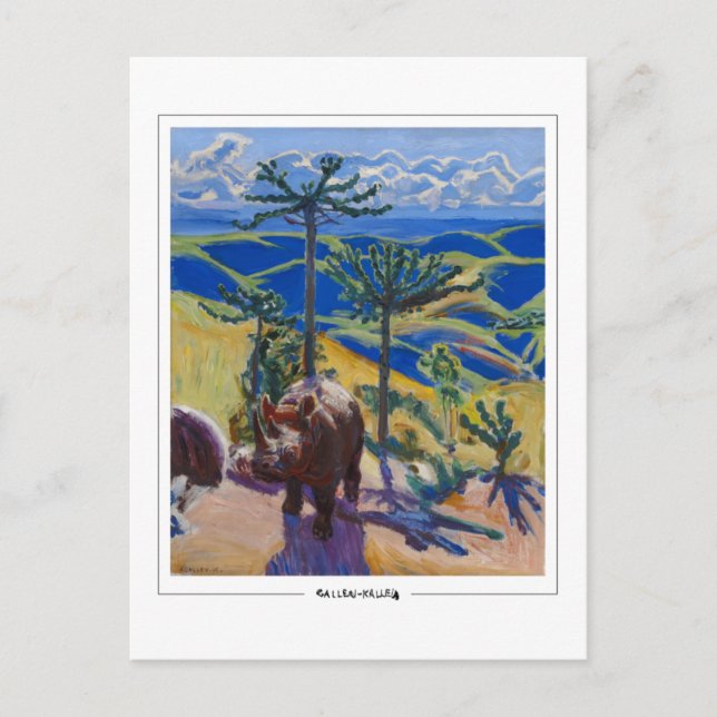 Akseli Gallen-Kallela #9 - Kunsthistorkarte Postkarte (Vorderseite)