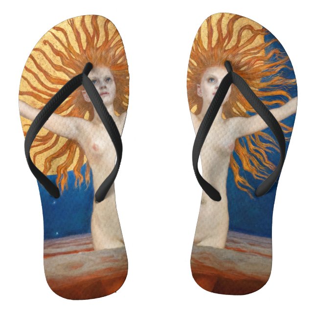 Akseli Gallen-Kallela - Ad Astra Flip Flops (Fußbett)