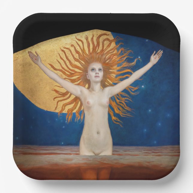 Akseli Gallen-Kallela - Ad Astra Pappteller (Vorderseite)