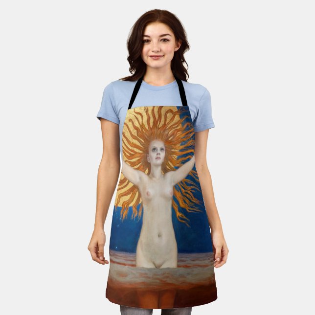 Akseli Gallen-Kallela - Ad Astra Schürze (Getragen)