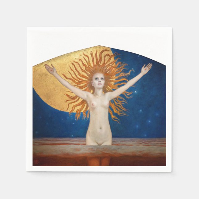 Akseli Gallen-Kallela - Ad Astra Serviette (Vorderseite)