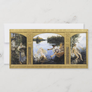 Akseli Gallen-Kallela - Aino Myth Dankeskarte