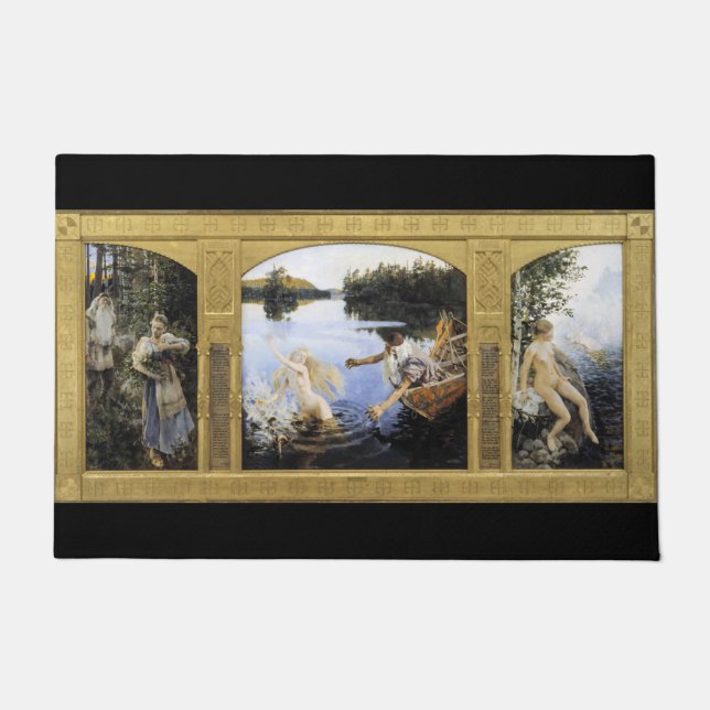 Akseli Gallen-Kallela - Aino Myth Fußmatte (Vorderseite)