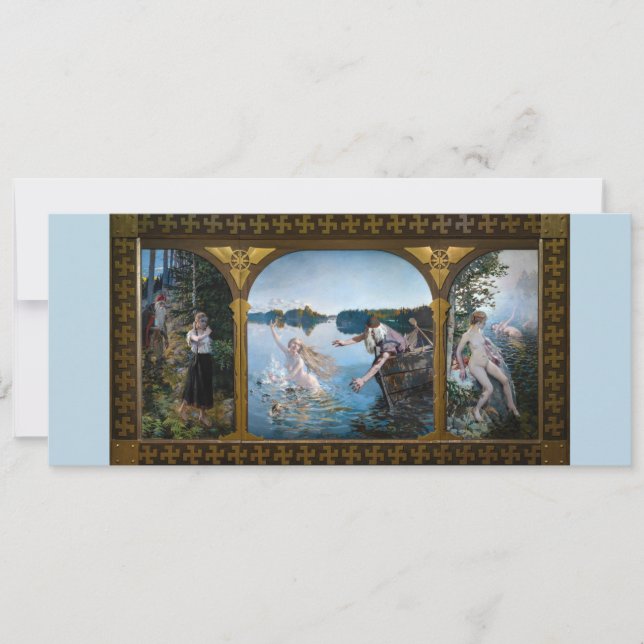 Akseli Gallen-Kallela - Aino Triptych Einladung (Vorderseite)