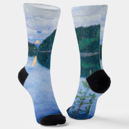 Akseli Gallen-Kallela - Frühlingsnacht Socken