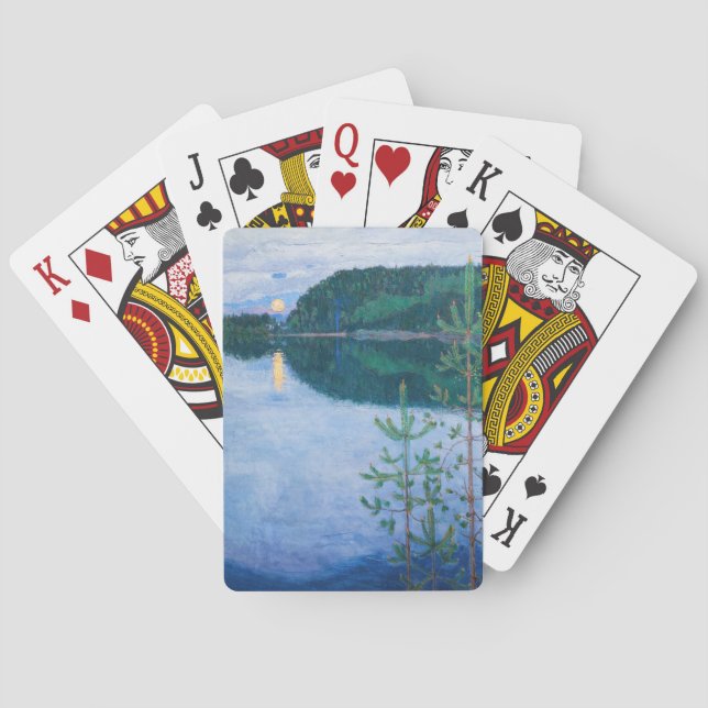 Akseli Gallen-Kallela - Frühlingsnacht Spielkarten (Rückseite)