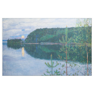 Akseli Gallen-Kallela - Frühlingsnacht Stoff