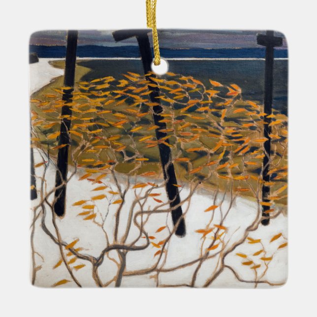 Akseli Gallen-Kallela - Herbst Keramikornament (Vorderseite)