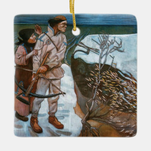 Akseli Gallen-Kallela - Joukahainen-Rache Keramikornament