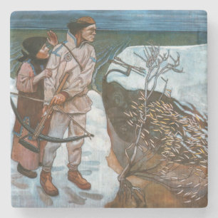 Akseli Gallen-Kallela - Joukahainens Rache Steinuntersetzer