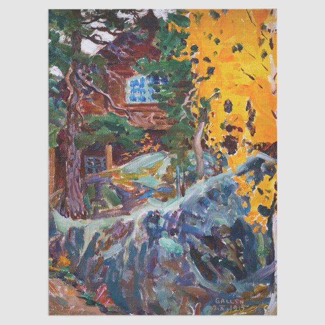 Akseli Gallen-Kallela - Kalela im Herbst Seidenpapier (Von Creator hochgeladen)