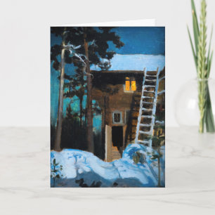 Akseli Gallen-Kallela - Kalela im Winter Karte