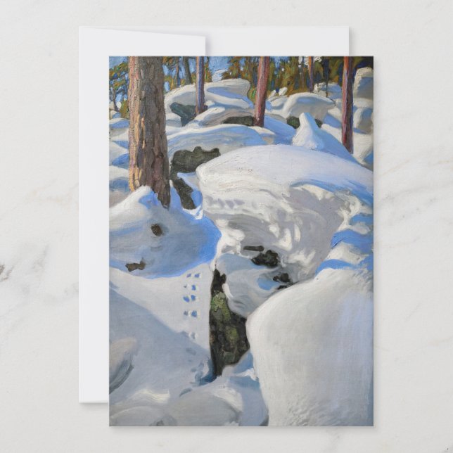 Akseli Gallen-Kallela - Lair of the Lynx Dankeskarte (Vorderseite)