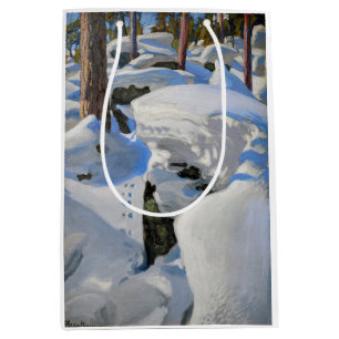 Akseli Gallen-Kallela - Lair of the Lynx Mittlere Geschenktüte