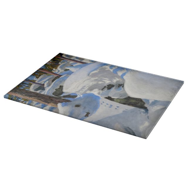 Akseli Gallen-Kallela - Lair of the Lynx Schneidebrett (Ecke)