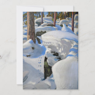 Akseli Gallen-Kallela - Luchsbau Dankeskarte