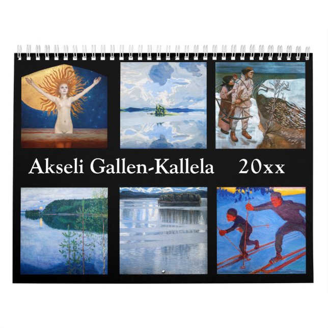 Akseli Gallen-Kallela Masterpiece Kalender (Titelbild)