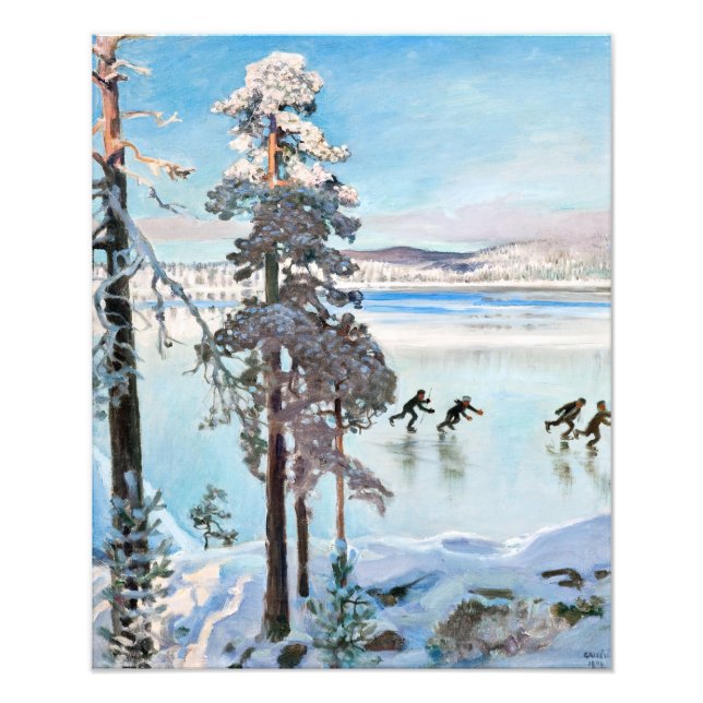 Akseli Gallen-Kallela - Skater in der Nähe von Kal Fotodruck (Vorne)