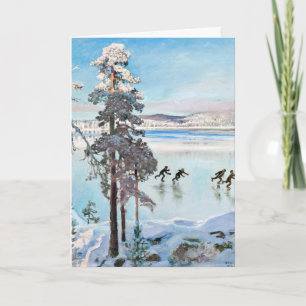 Akseli Gallen-Kallela - Skater in der Nähe von Kal Karte