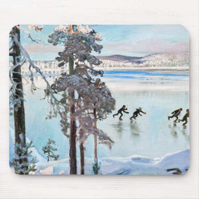 Akseli Gallen-Kallela - Skater in der Nähe von Kal Mousepad (Vorne)