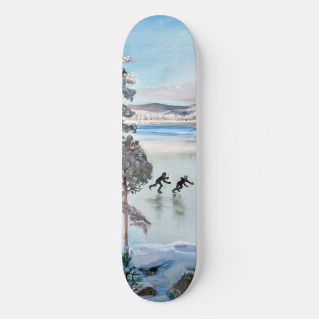 Akseli Gallen-Kallela - Skater in der Nähe von Kal Skateboard (Vorderseite)