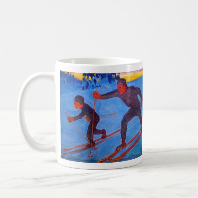 Akseli Gallen-Kallela - Skiers Kaffeetasse (Links)