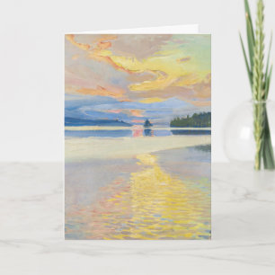 Akseli Gallen-Kallela - Sonnenuntergang über dem S Karte