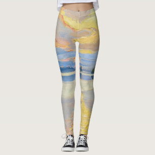 Akseli Gallen-Kallela - Sonnenuntergang über dem S Leggings
