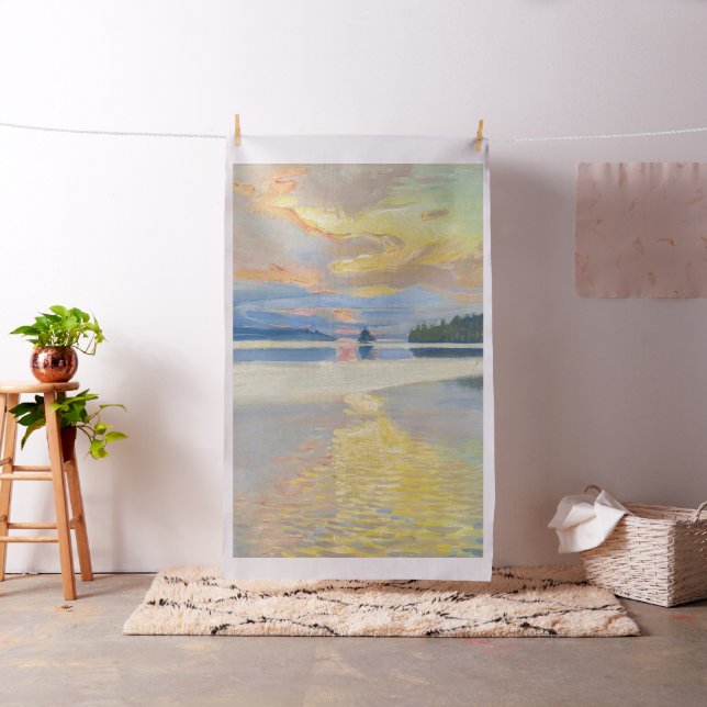 Akseli Gallen-Kallela - Sonnenuntergang über dem S Stoff (Beispiel)