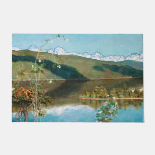 Akseli Gallen-Kallela - Thunderwolken am Horizont Fußmatte