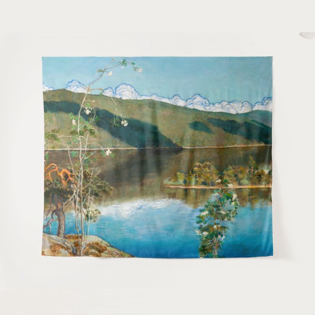 Akseli Gallen-Kallela - Thunderwolken am Horizont Wandteppich (Vorderseite (Horizontal))