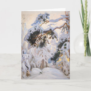 Akseli Gallen-Kallela - Wald im Winter Karte