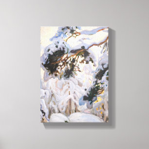 Akseli Gallen-Kallela - Wald im Winter Leinwanddruck