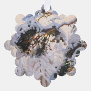 Akseli Gallen-Kallela - Wald im Winter Ornament Karte