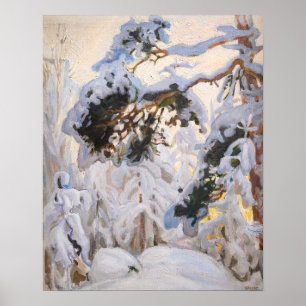 Akseli Gallen-Kallela - Wald im Winter Poster