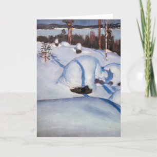 Akseli Gallen-Kallela - Winterlandschaft #1 Karte