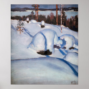 Akseli Gallen-Kallela - Winterlandschaft #1 Poster