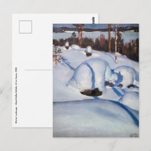 Akseli Gallen-Kallela - Winterlandschaft #1 Postkarte