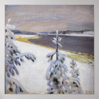 Akseli Gallen-Kallela - Winterlandschaft #2
