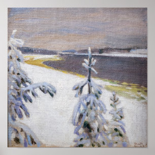 Akseli Gallen-Kallela - Winterlandschaft #2 Poster