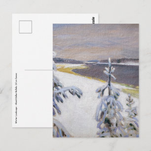 Akseli Gallen-Kallela - Winterlandschaft #2 Postkarte