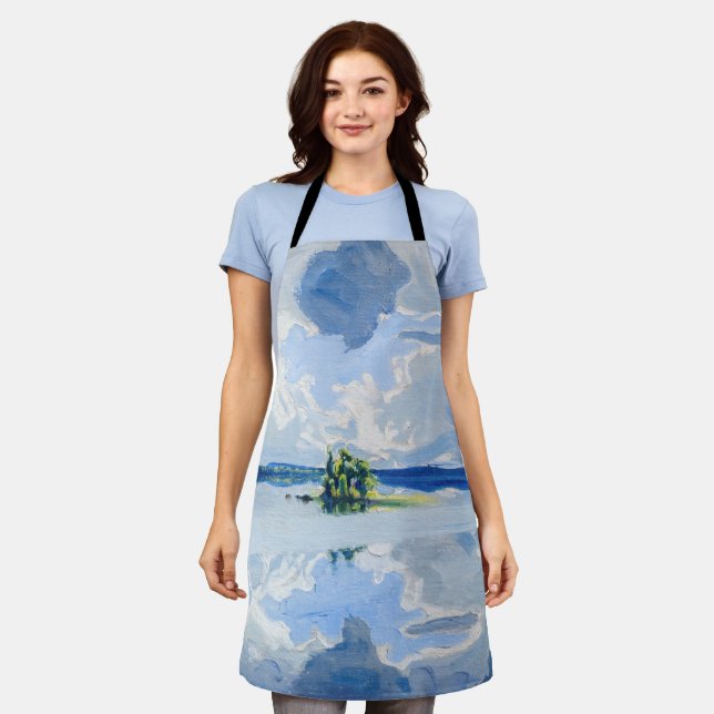 Akseli Gallen-Kallela - Wolken oberhalb eines Sees Schürze (Getragen)