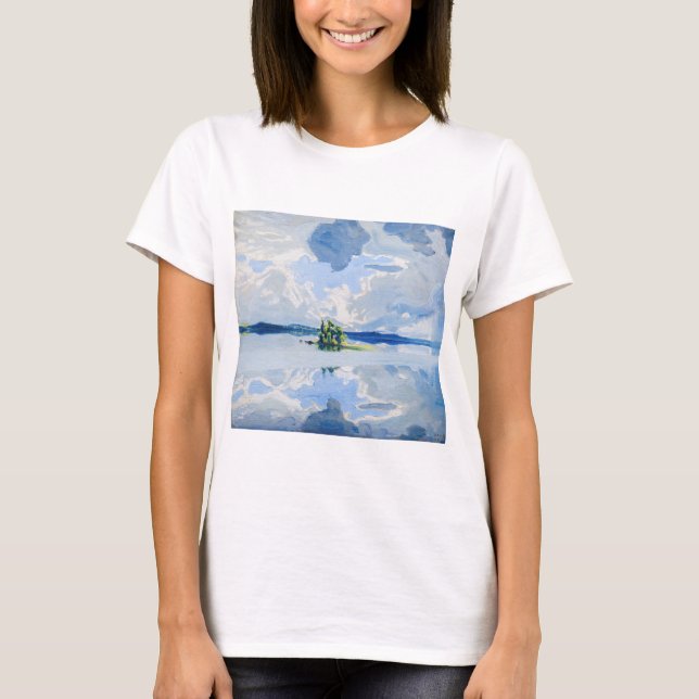 Akseli Gallen-Kallela - Wolken oberhalb eines Sees T-Shirt (Vorderseite)