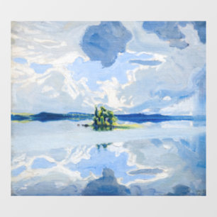Akseli Gallen-Kallela - Wolken über einem See Fensteraufkleber